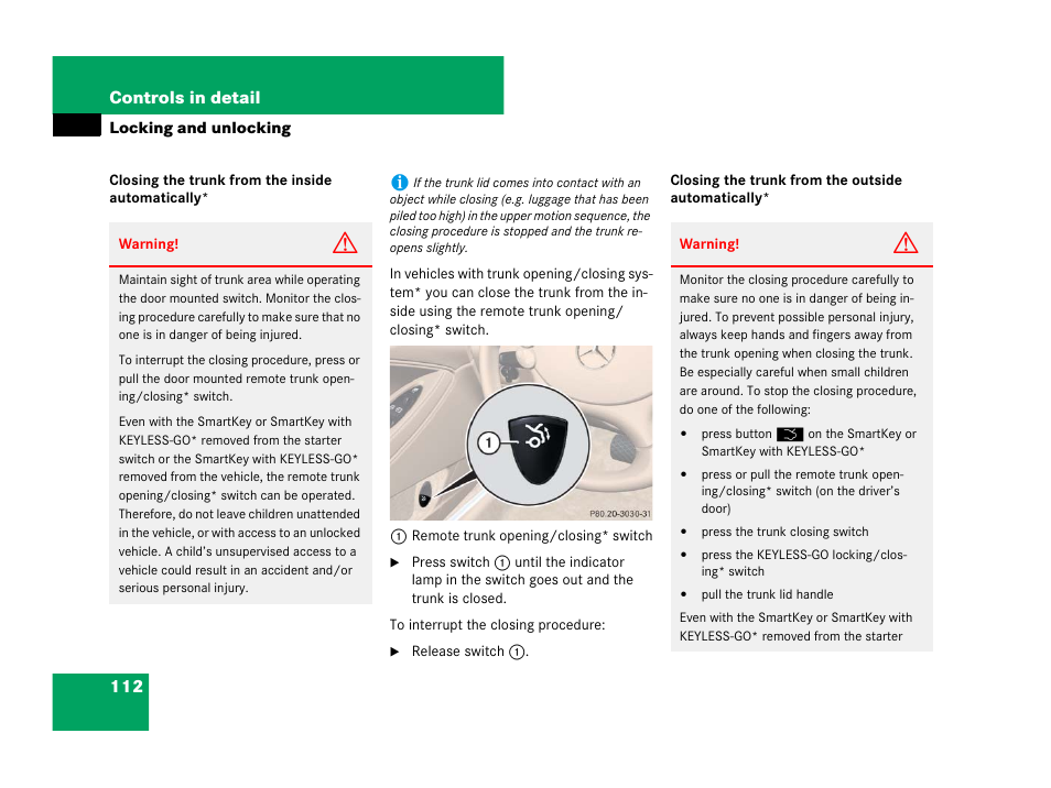 Mercedes-Benz CLS-Class 2008 Owners Manual User Manual | Page 113 / 481