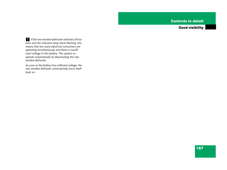 Mercedes-Benz CLS-Class 2008 Owners Manual User Manual | Page 188 / 481