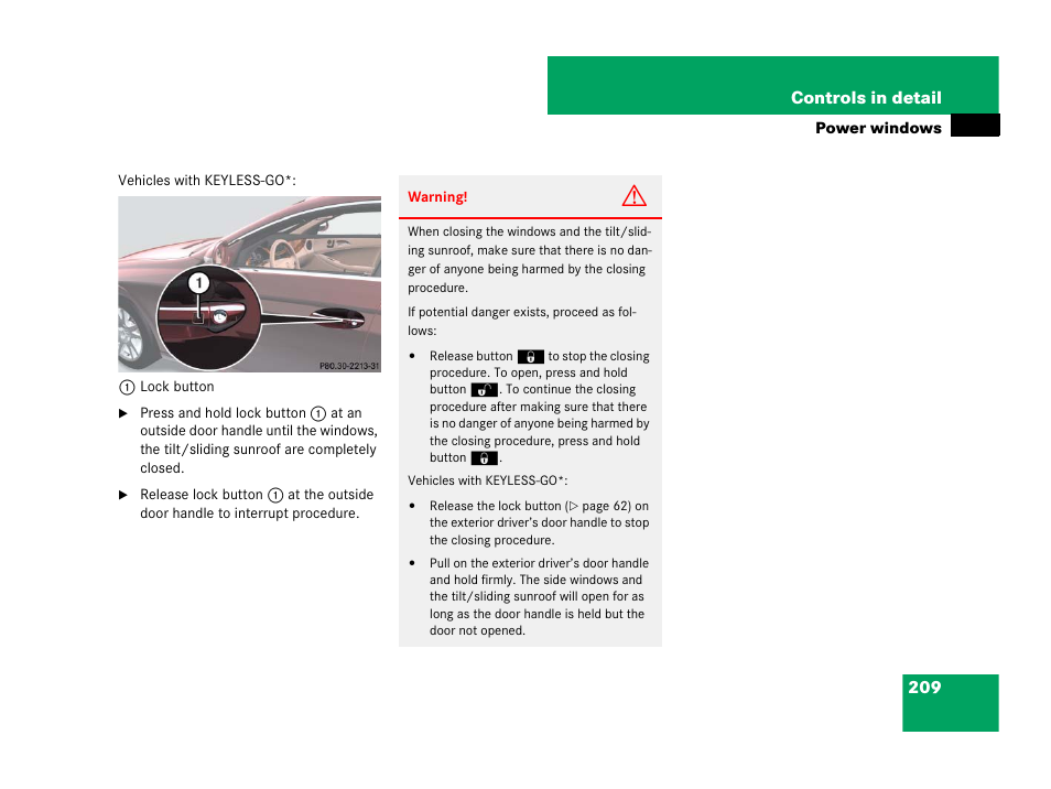 Mercedes-Benz CLS-Class 2008 Owners Manual User Manual | Page 210 / 481
