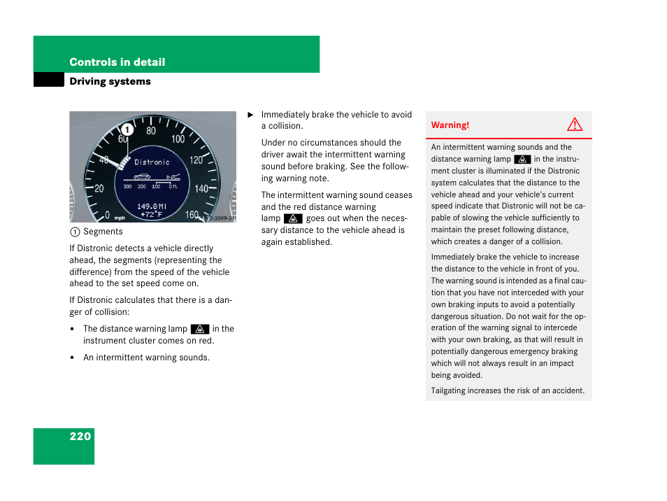 Mercedes-Benz CLS-Class 2008 Owners Manual User Manual | Page 221 / 481