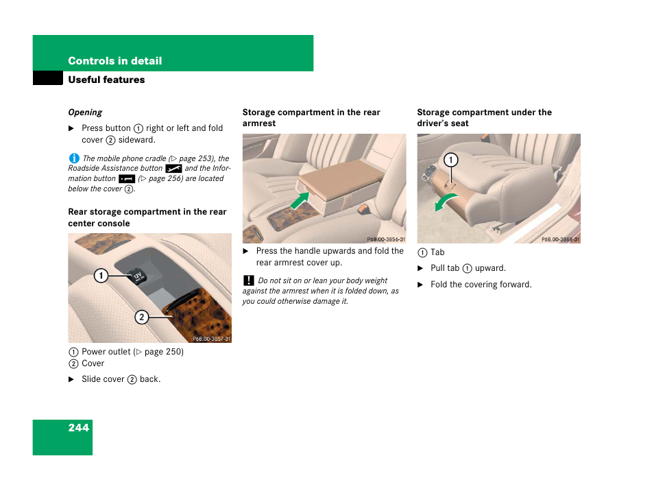 Mercedes-Benz CLS-Class 2008 Owners Manual User Manual | Page 245 / 481