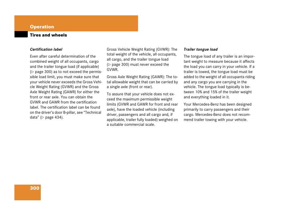 Mercedes-Benz CLS-Class 2008 Owners Manual User Manual | Page 301 / 481