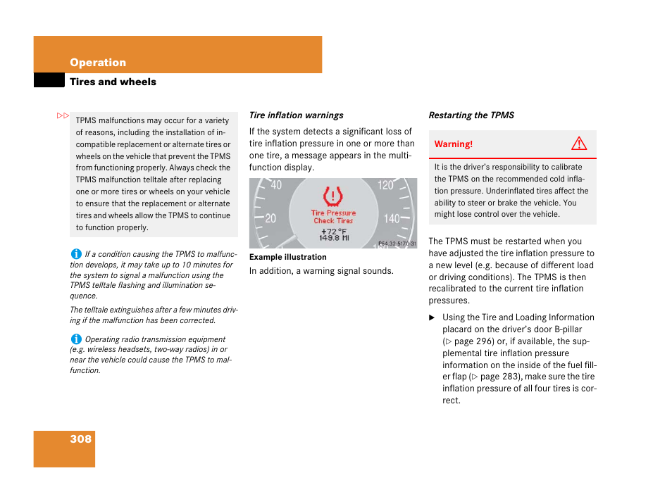 Mercedes-Benz CLS-Class 2008 Owners Manual User Manual | Page 309 / 481