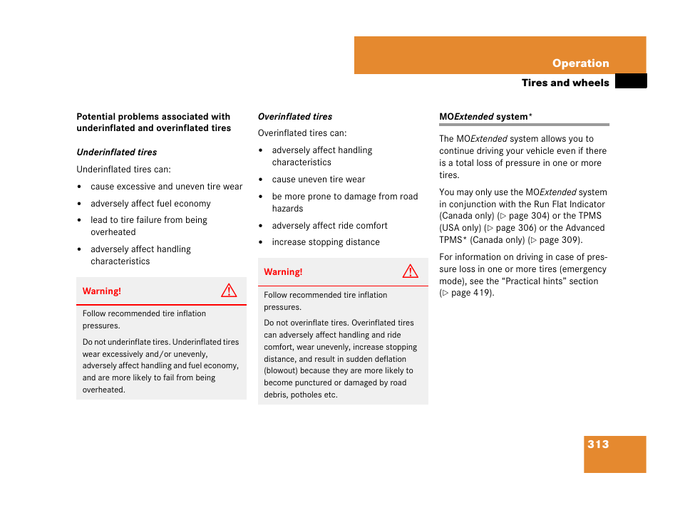 Moextended system | Mercedes-Benz CLS-Class 2008 Owners Manual User Manual | Page 314 / 481