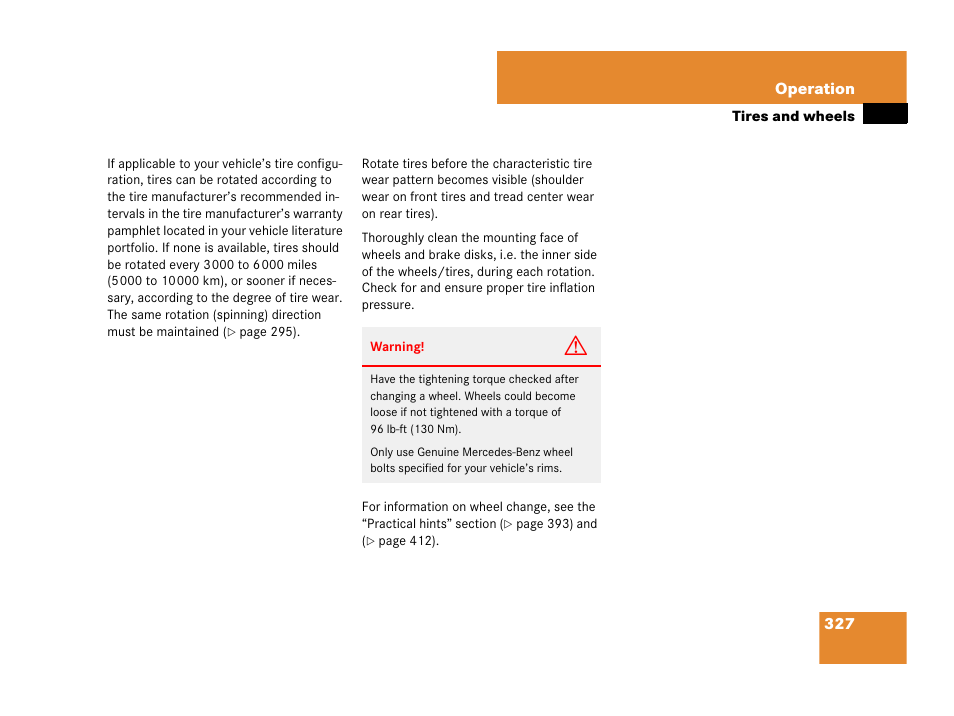 Mercedes-Benz CLS-Class 2008 Owners Manual User Manual | Page 328 / 481
