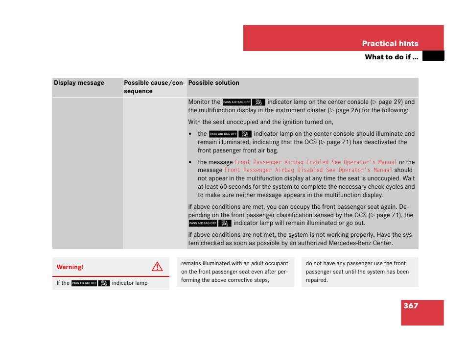 Mercedes-Benz CLS-Class 2008 Owners Manual User Manual | Page 368 / 481