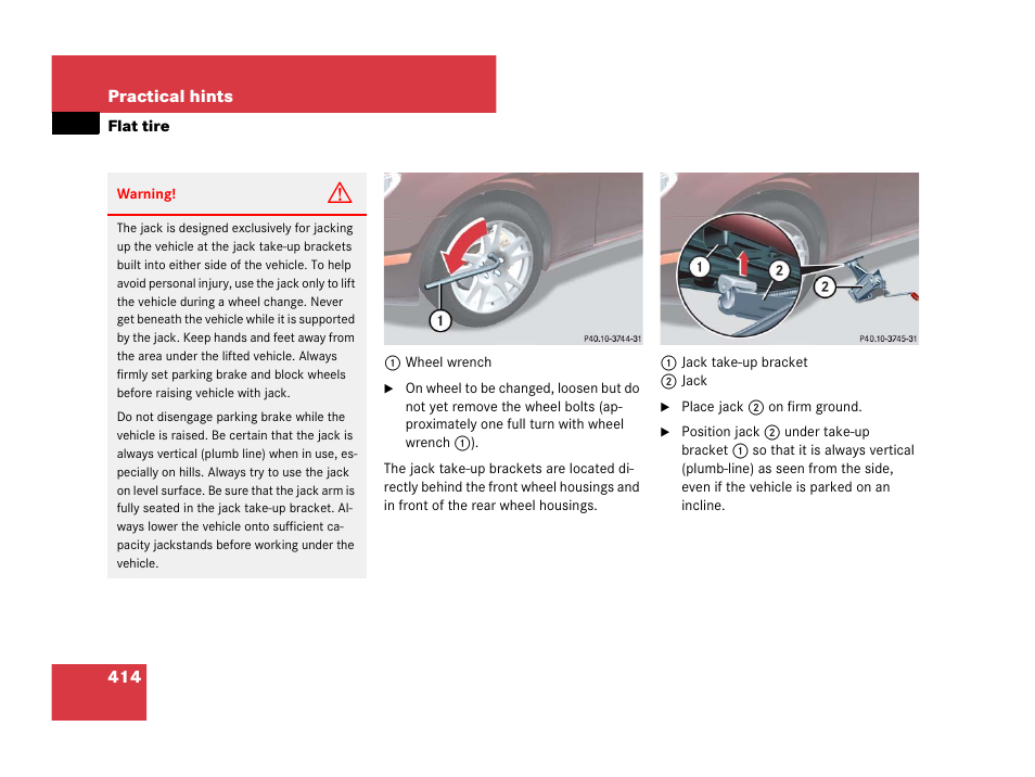 Mercedes-Benz CLS-Class 2008 Owners Manual User Manual | Page 415 / 481