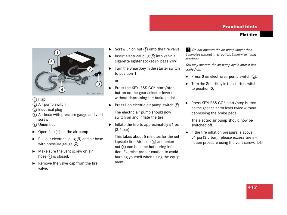 Mercedes-Benz CLS-Class 2008 Owners Manual User Manual | Page 418 / 481