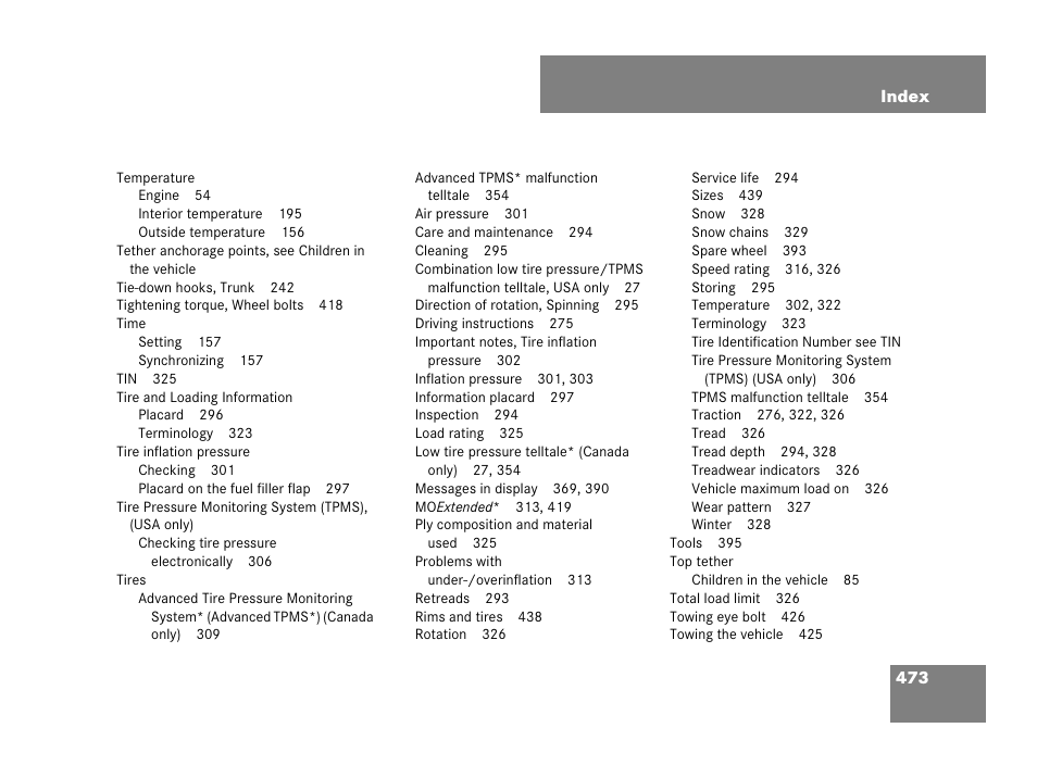 Mercedes-Benz CLS-Class 2008 Owners Manual User Manual | Page 474 / 481