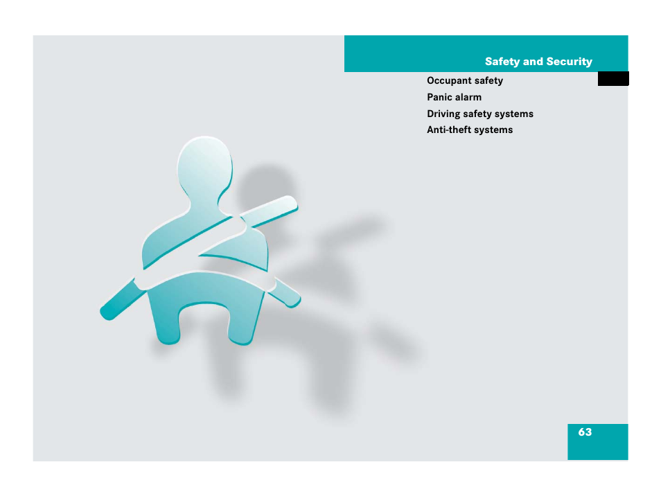 Safety and security | Mercedes-Benz CLS-Class 2008 Owners Manual User Manual | Page 64 / 481