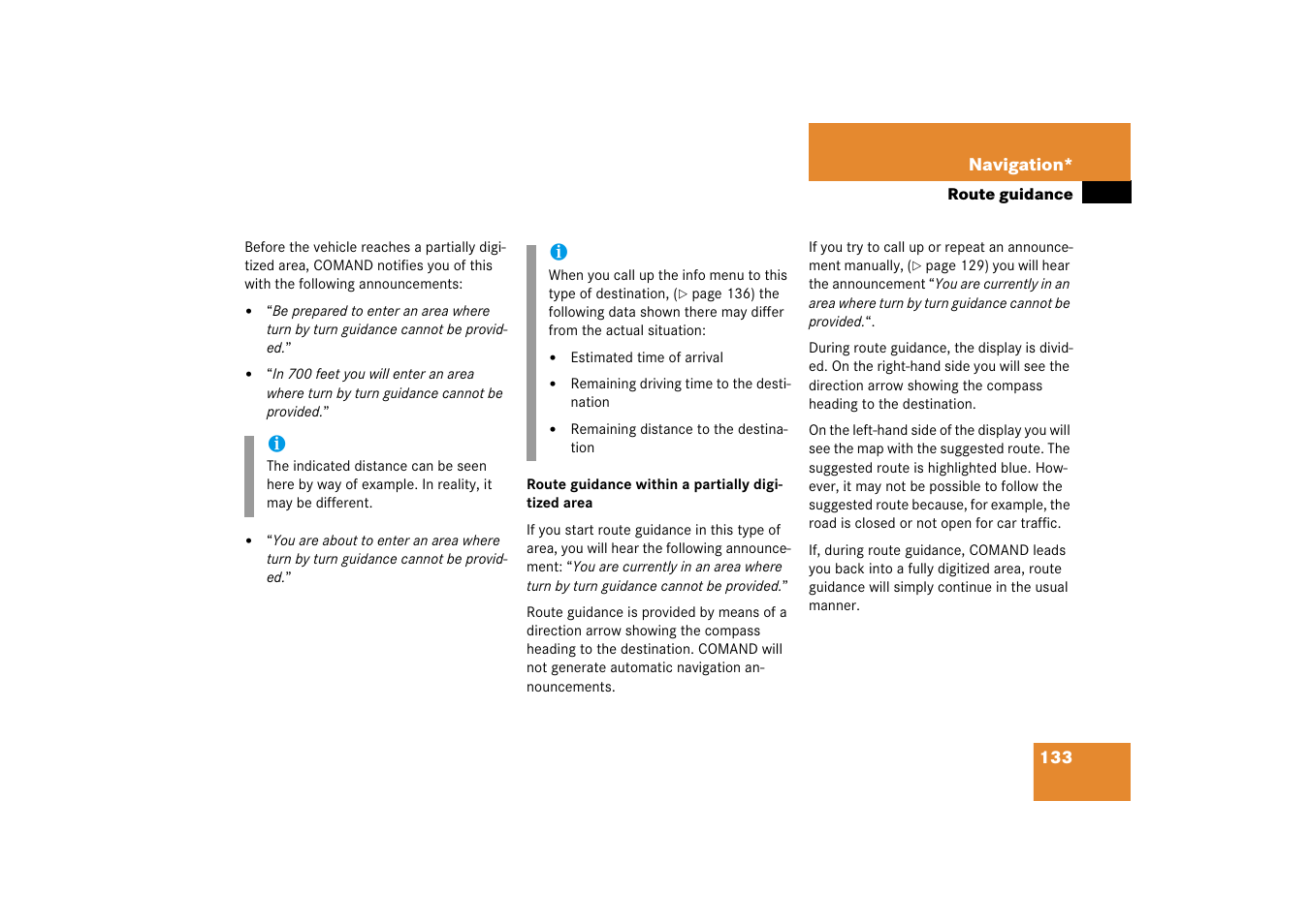 Mercedes-Benz E-Class 2008 COMAND Manual User Manual | Page 133 / 186