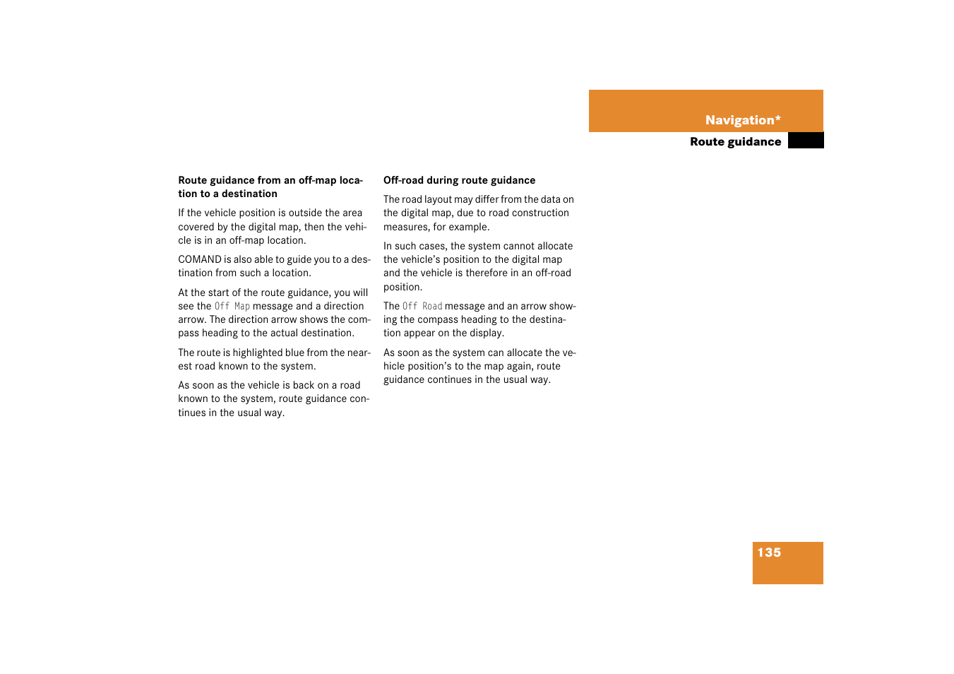 Mercedes-Benz E-Class 2008 COMAND Manual User Manual | Page 135 / 186