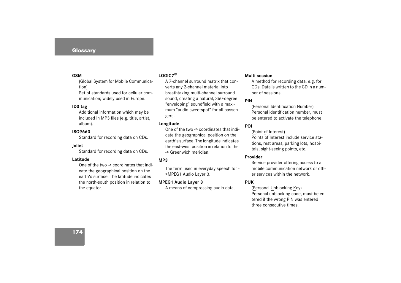 Mercedes-Benz E-Class 2008 COMAND Manual User Manual | Page 174 / 186