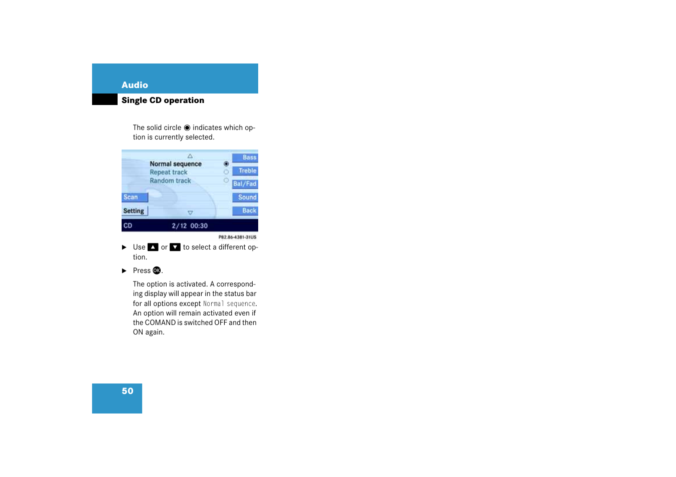 Mercedes-Benz E-Class 2008 COMAND Manual User Manual | Page 50 / 186