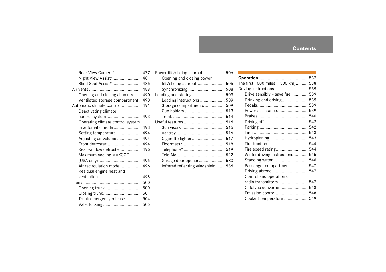 Mercedes-Benz CL-Class 2008 Owners Manual User Manual | Page 10 / 769