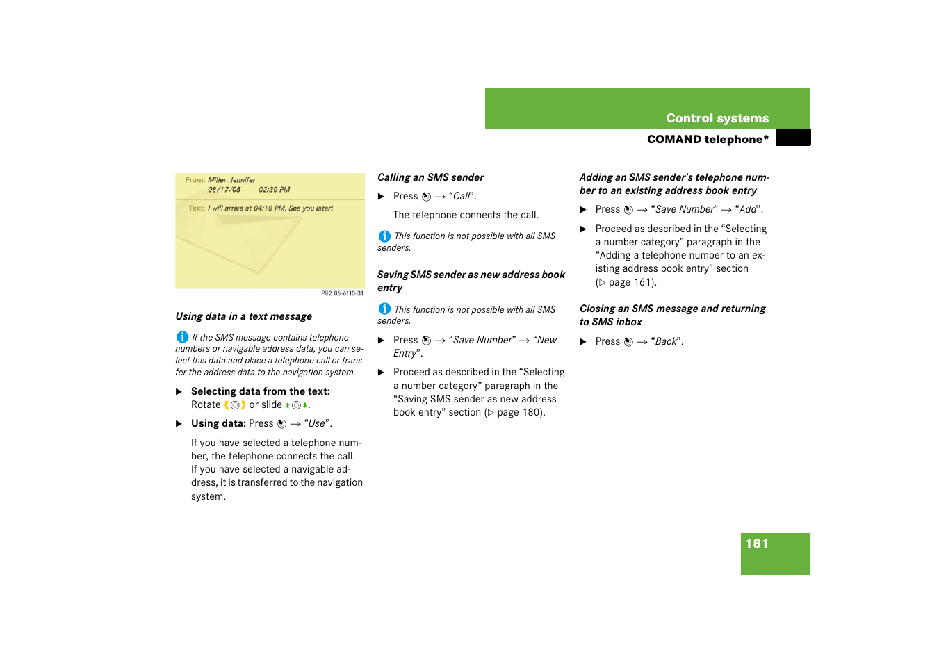 Mercedes-Benz CL-Class 2008 Owners Manual User Manual | Page 182 / 769