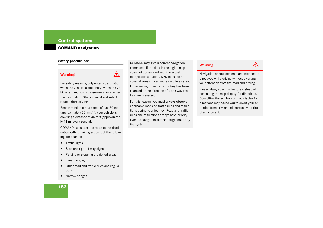 Mercedes-Benz CL-Class 2008 Owners Manual User Manual | Page 183 / 769