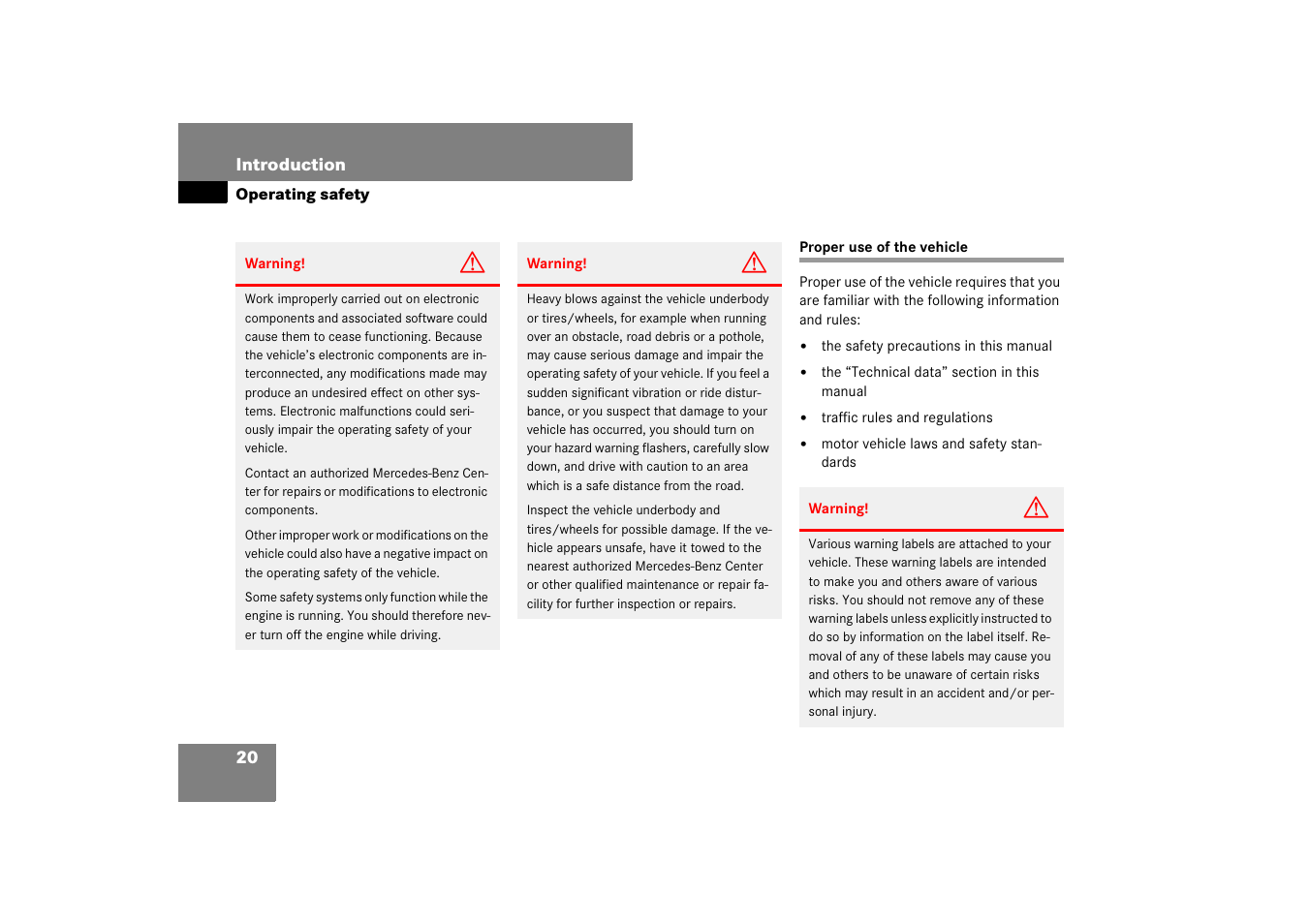 Mercedes-Benz CL-Class 2008 Owners Manual User Manual | Page 21 / 769