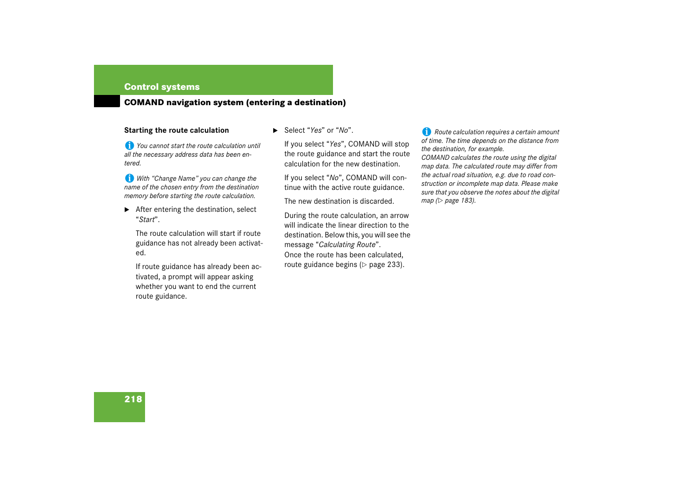 Mercedes-Benz CL-Class 2008 Owners Manual User Manual | Page 219 / 769