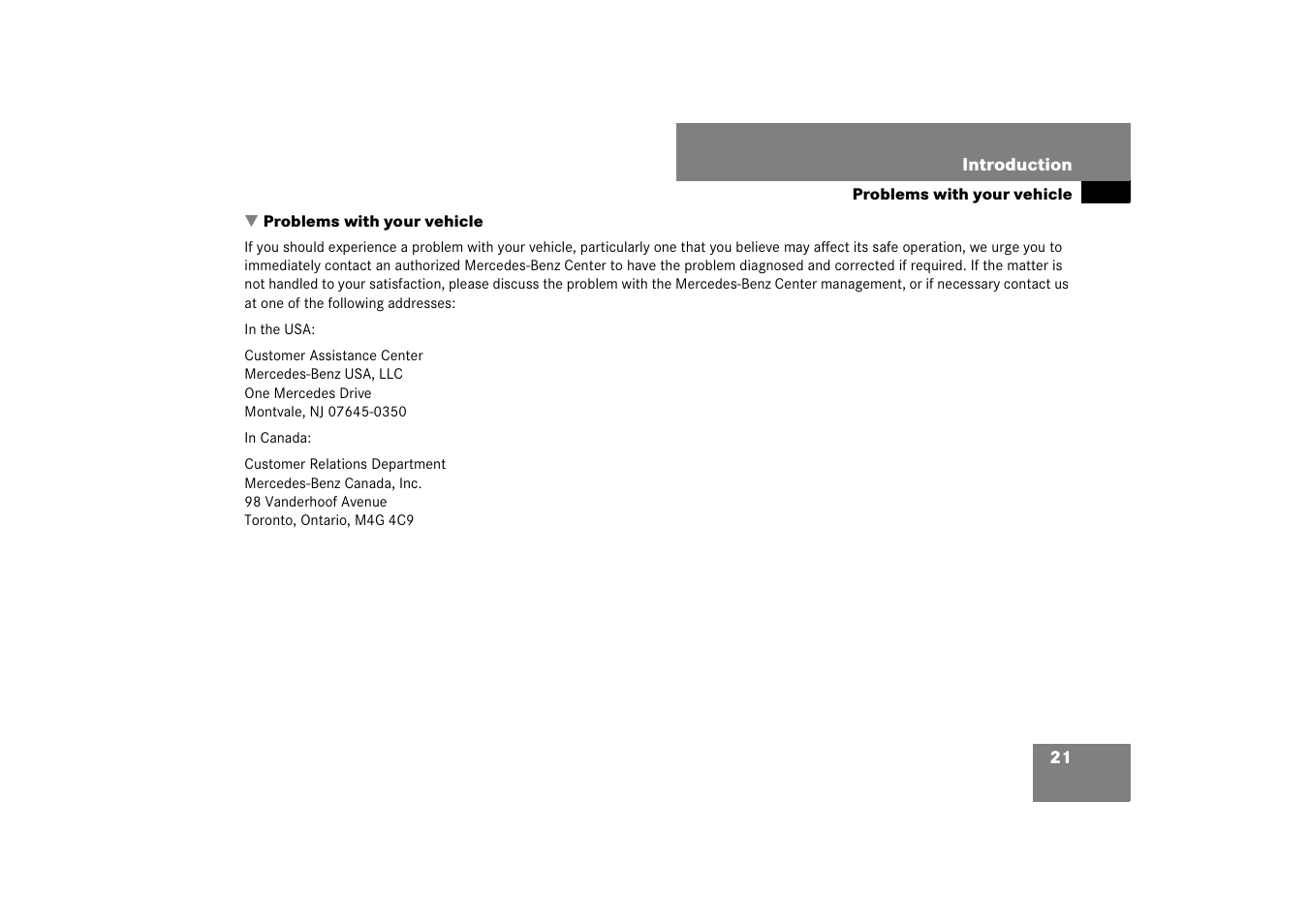 Mercedes-Benz CL-Class 2008 Owners Manual User Manual | Page 22 / 769