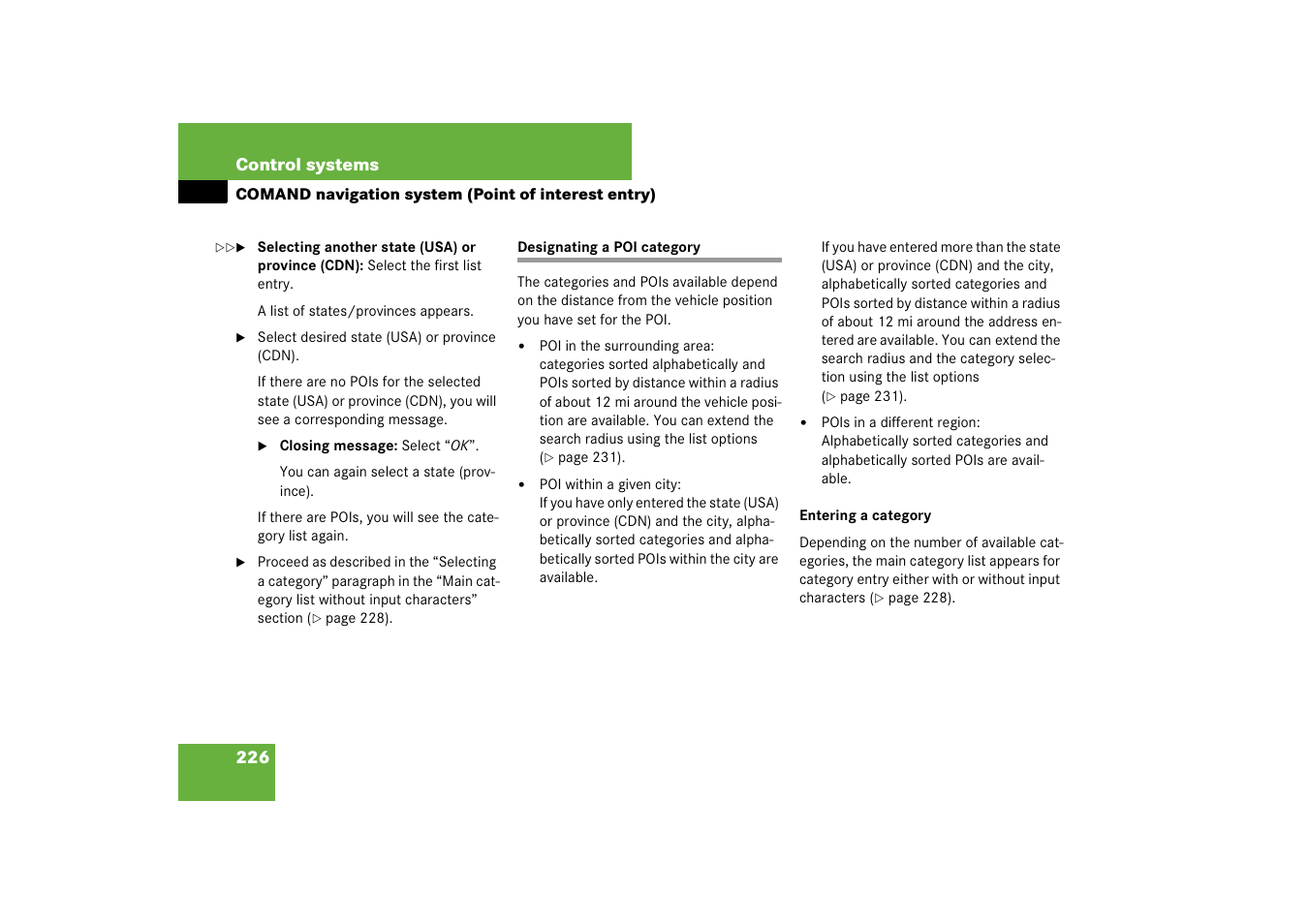 Mercedes-Benz CL-Class 2008 Owners Manual User Manual | Page 227 / 769