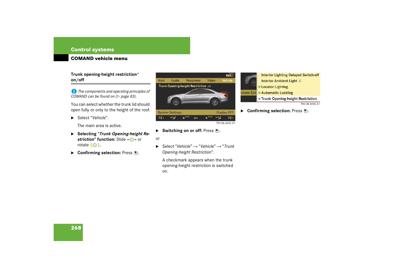 Mercedes-Benz CL-Class 2008 Owners Manual User Manual | Page 269 / 769