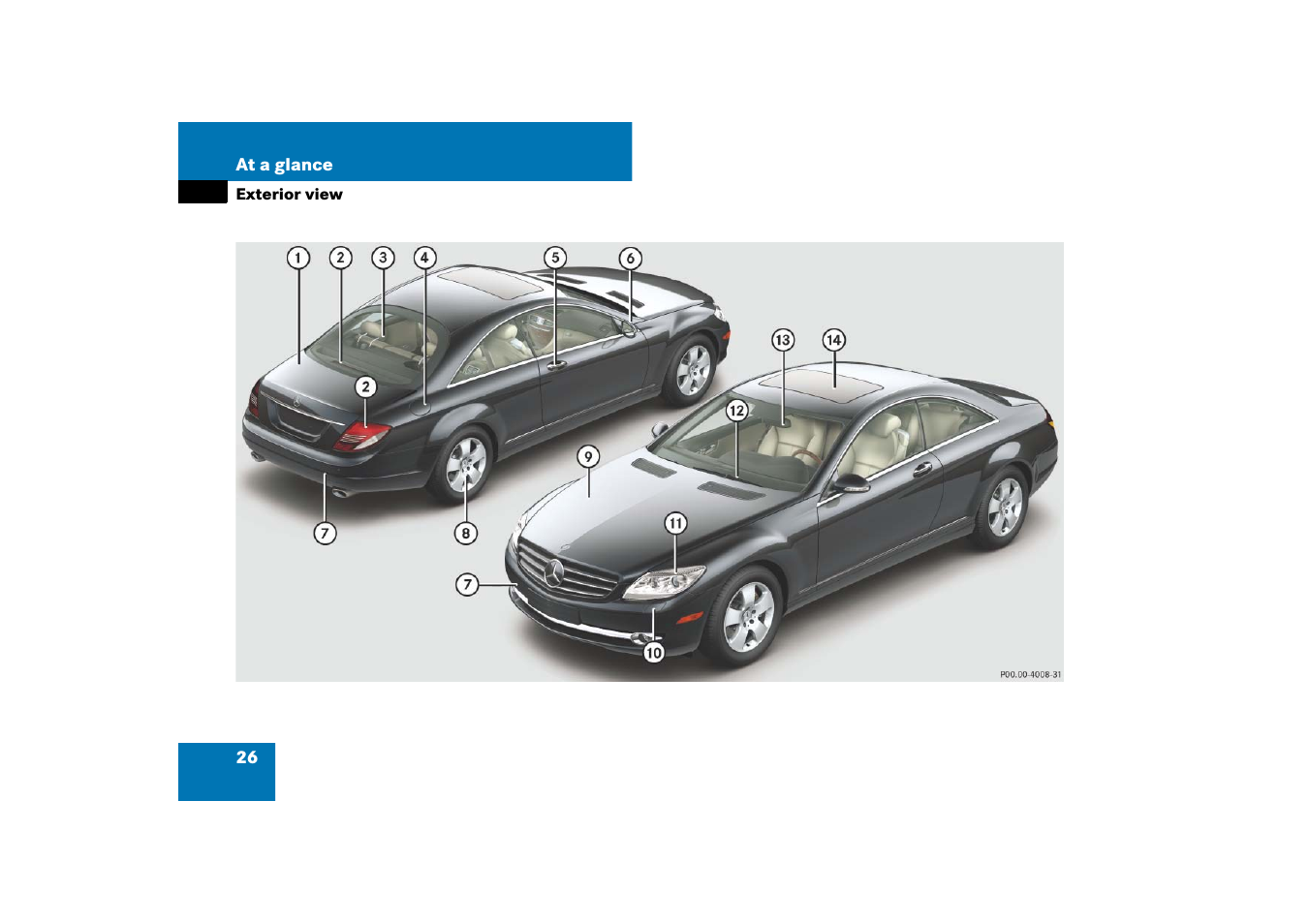 Mercedes-Benz CL-Class 2008 Owners Manual User Manual | Page 27 / 769