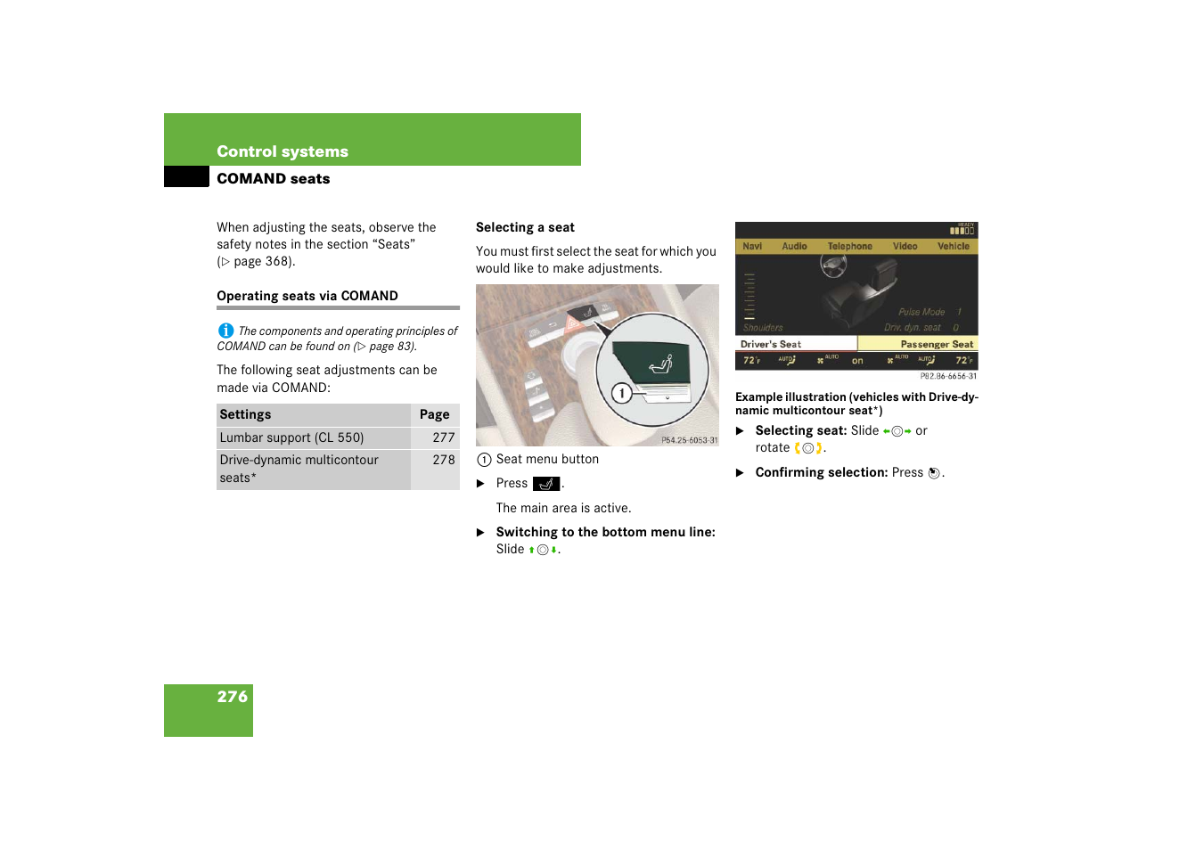 Mercedes-Benz CL-Class 2008 Owners Manual User Manual | Page 277 / 769