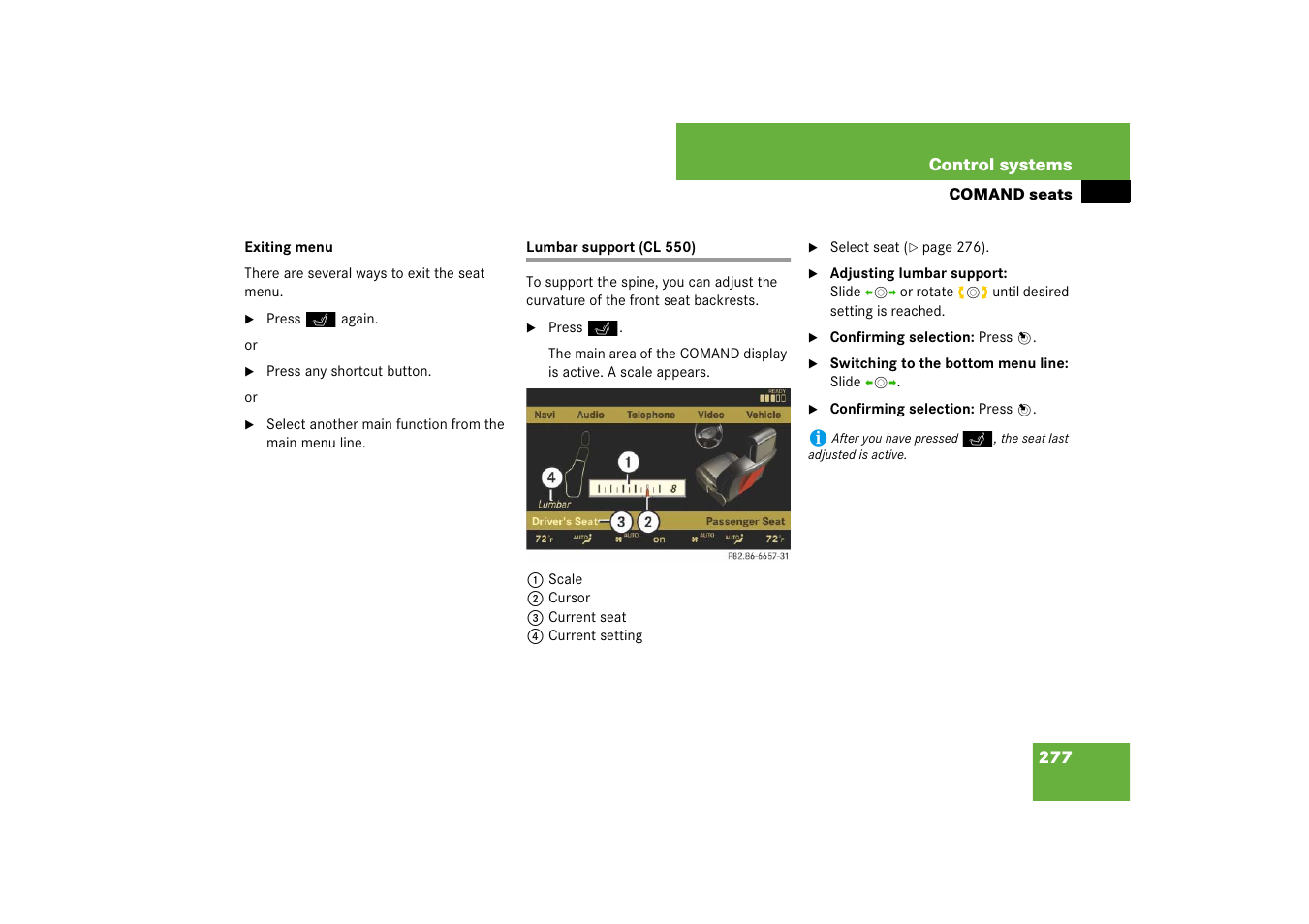 Mercedes-Benz CL-Class 2008 Owners Manual User Manual | Page 278 / 769