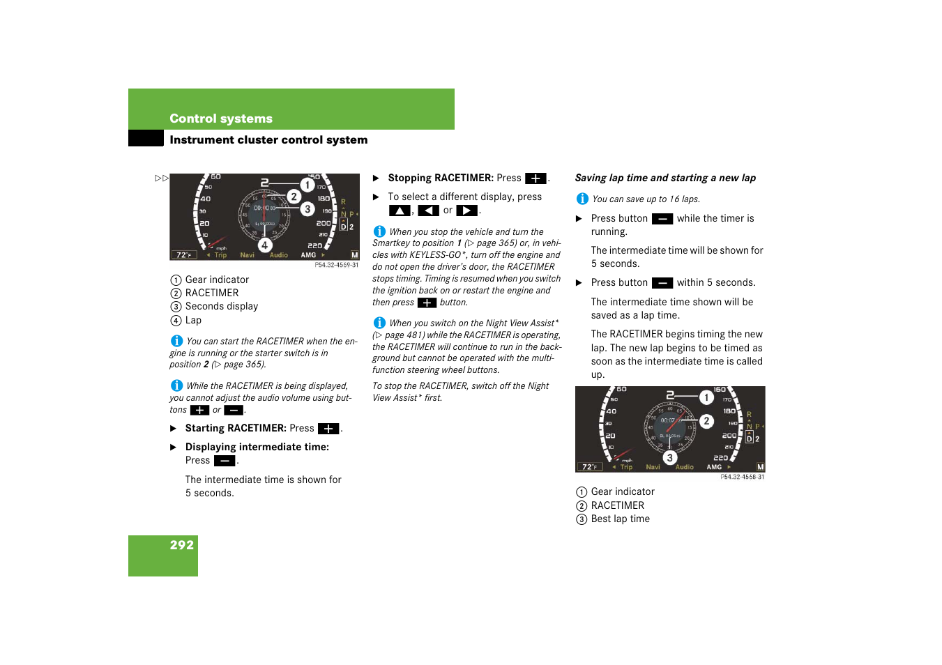 Mercedes-Benz CL-Class 2008 Owners Manual User Manual | Page 293 / 769