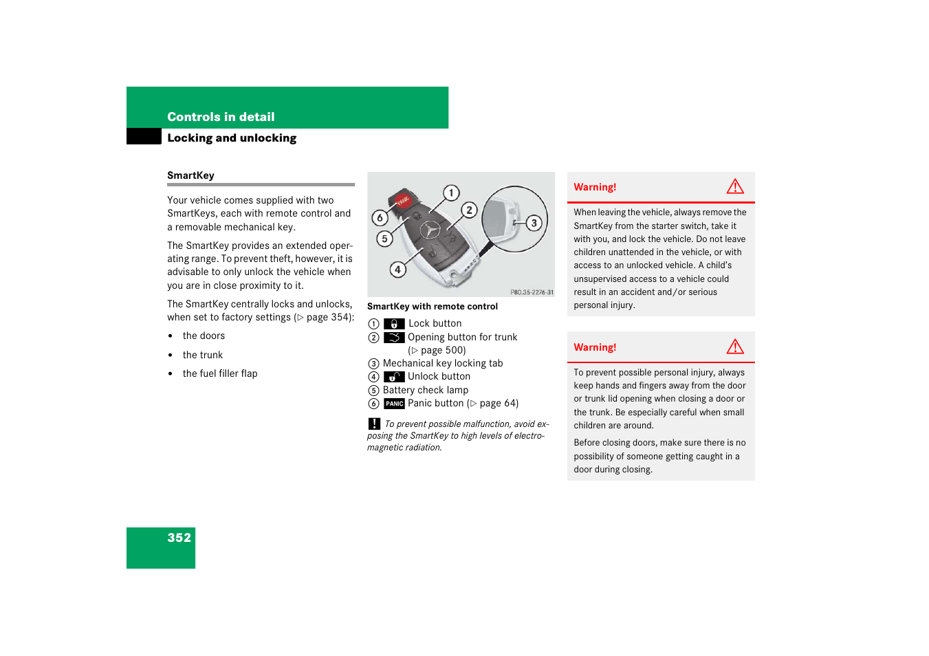 Mercedes-Benz CL-Class 2008 Owners Manual User Manual | Page 353 / 769