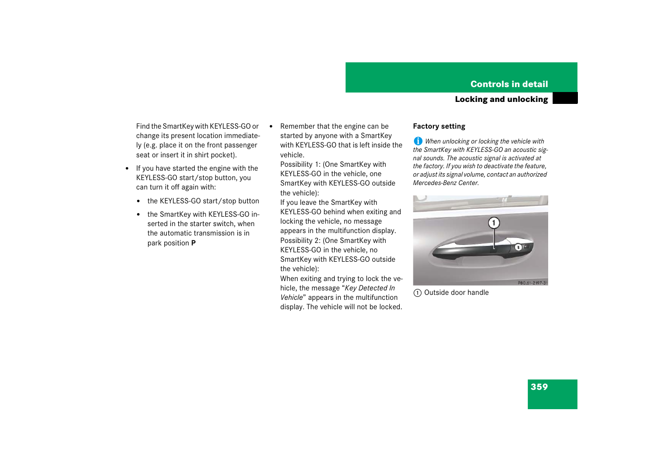 Mercedes-Benz CL-Class 2008 Owners Manual User Manual | Page 360 / 769