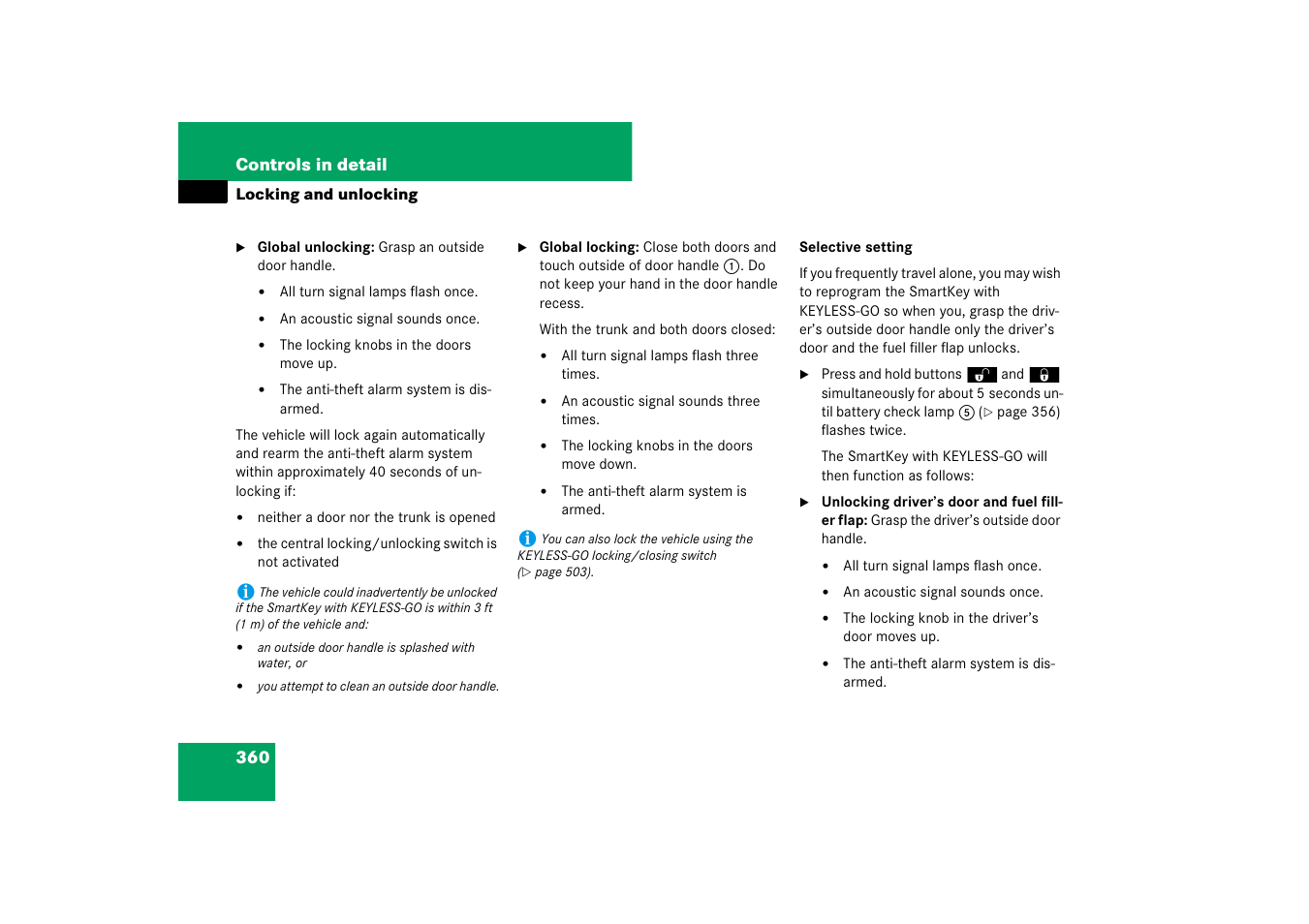 Mercedes-Benz CL-Class 2008 Owners Manual User Manual | Page 361 / 769