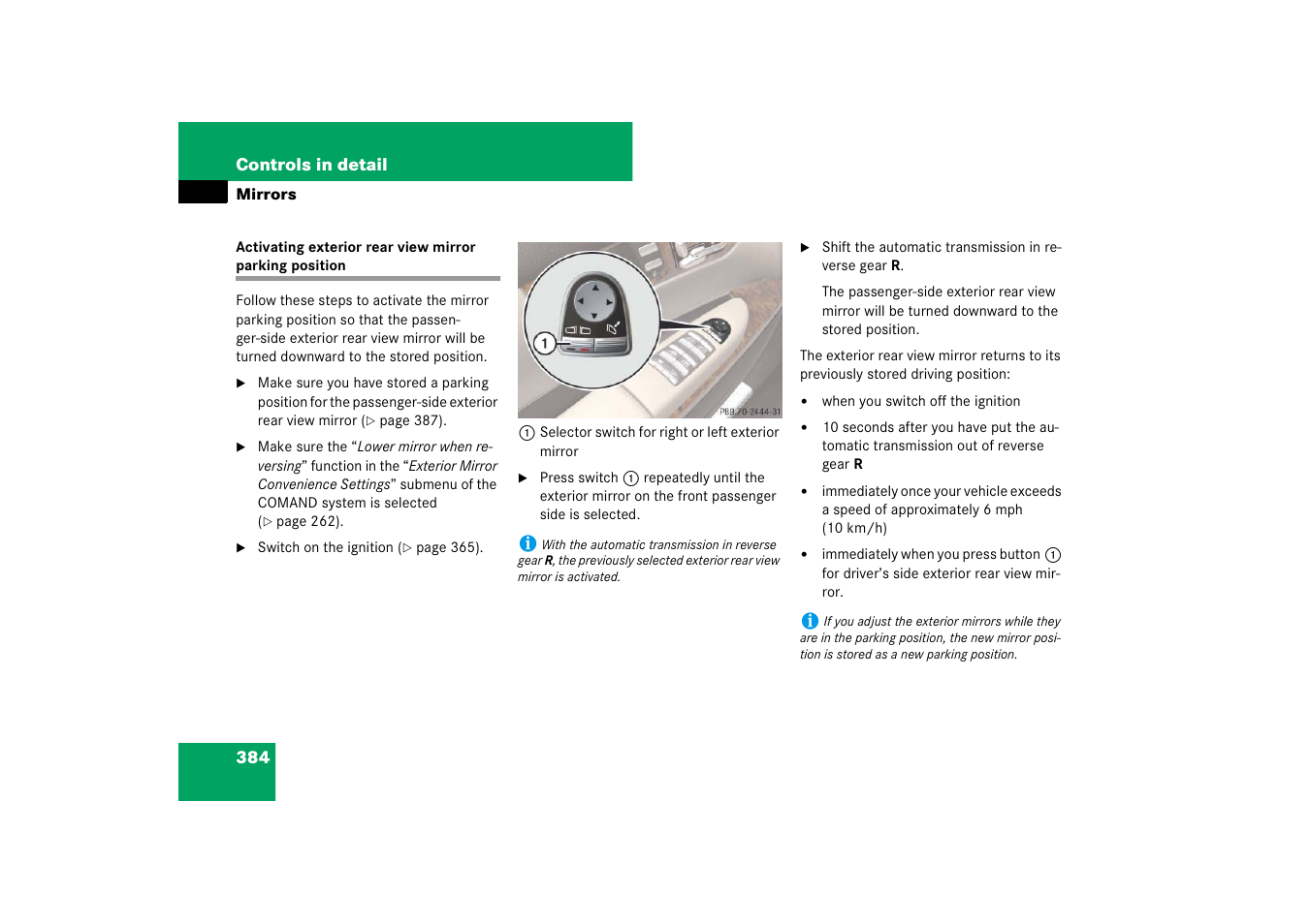 Mercedes-Benz CL-Class 2008 Owners Manual User Manual | Page 385 / 769