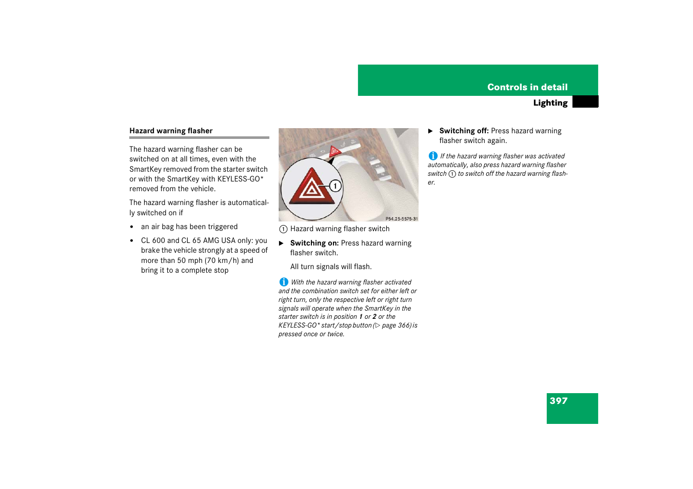 Mercedes-Benz CL-Class 2008 Owners Manual User Manual | Page 398 / 769