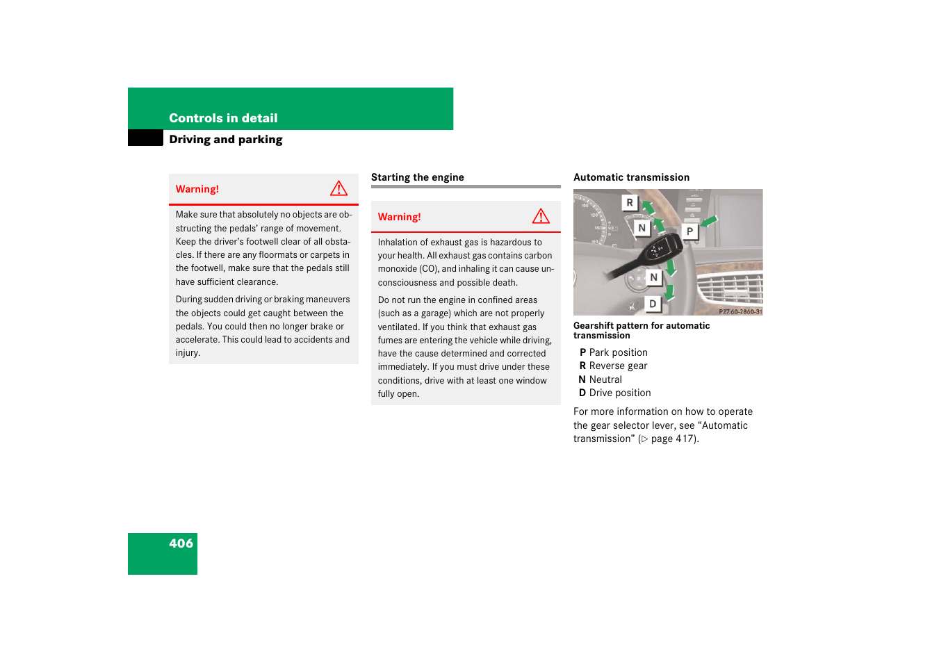 Mercedes-Benz CL-Class 2008 Owners Manual User Manual | Page 407 / 769