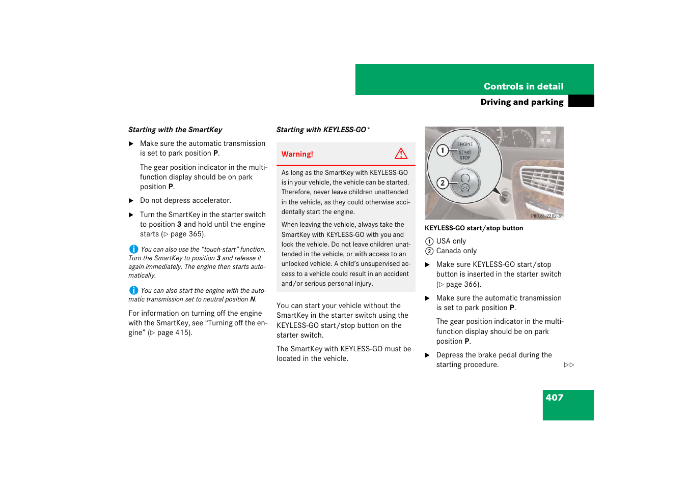 Mercedes-Benz CL-Class 2008 Owners Manual User Manual | Page 408 / 769