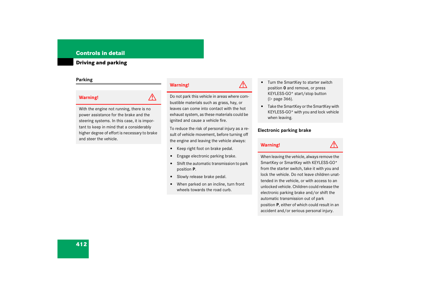 Mercedes-Benz CL-Class 2008 Owners Manual User Manual | Page 413 / 769