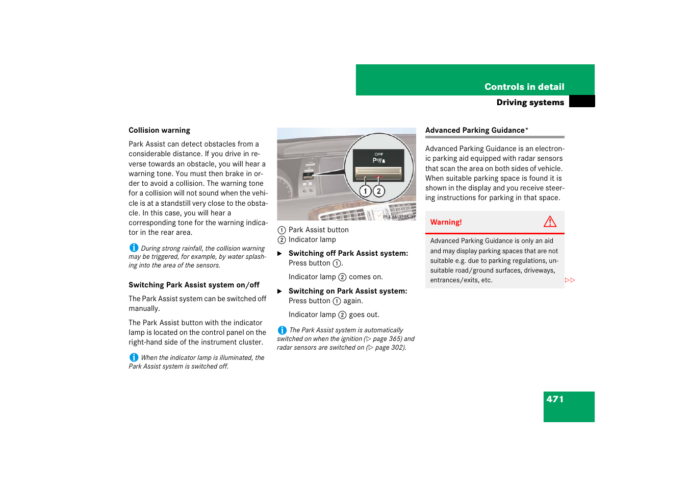 Mercedes-Benz CL-Class 2008 Owners Manual User Manual | Page 472 / 769