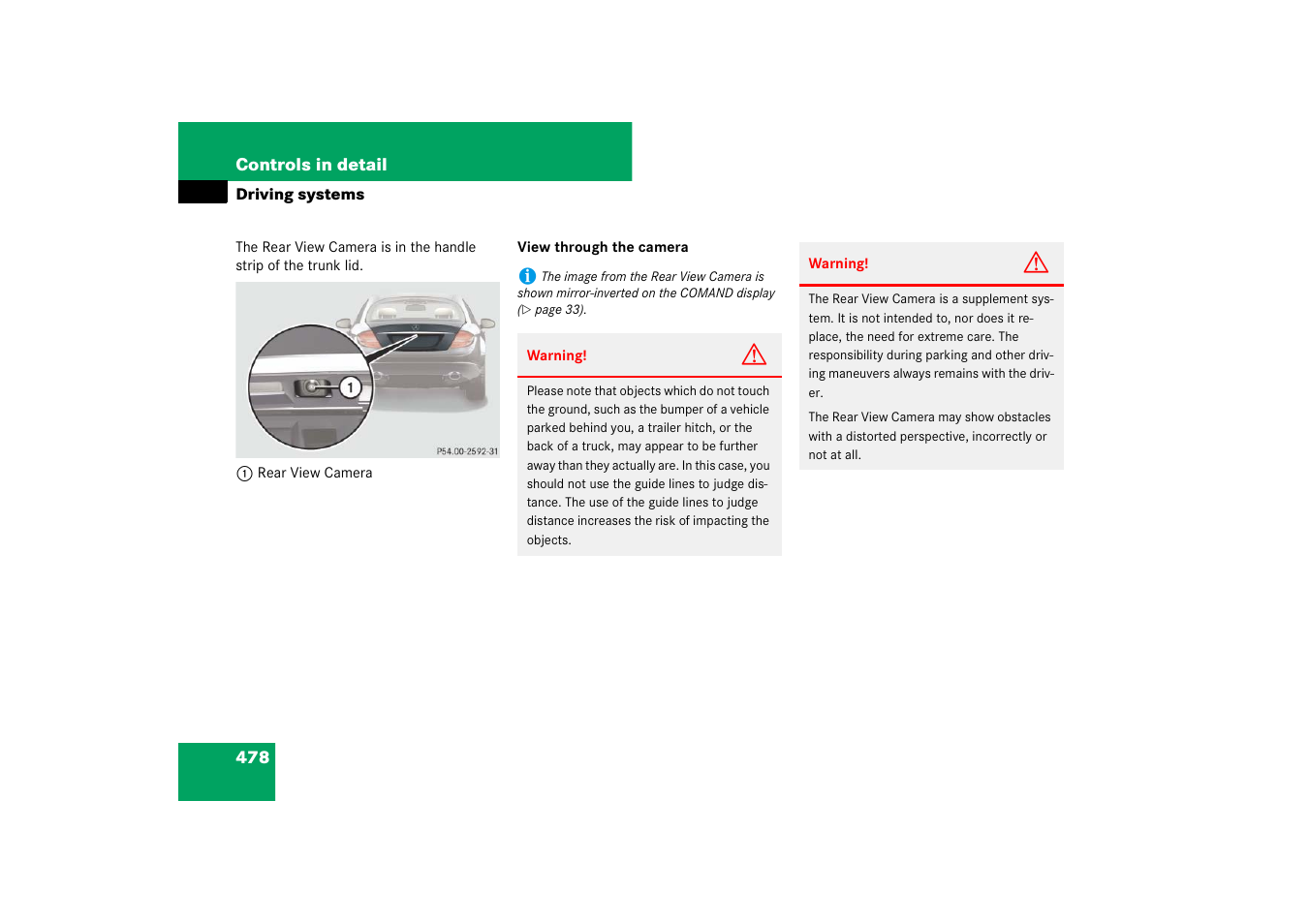 Mercedes-Benz CL-Class 2008 Owners Manual User Manual | Page 479 / 769