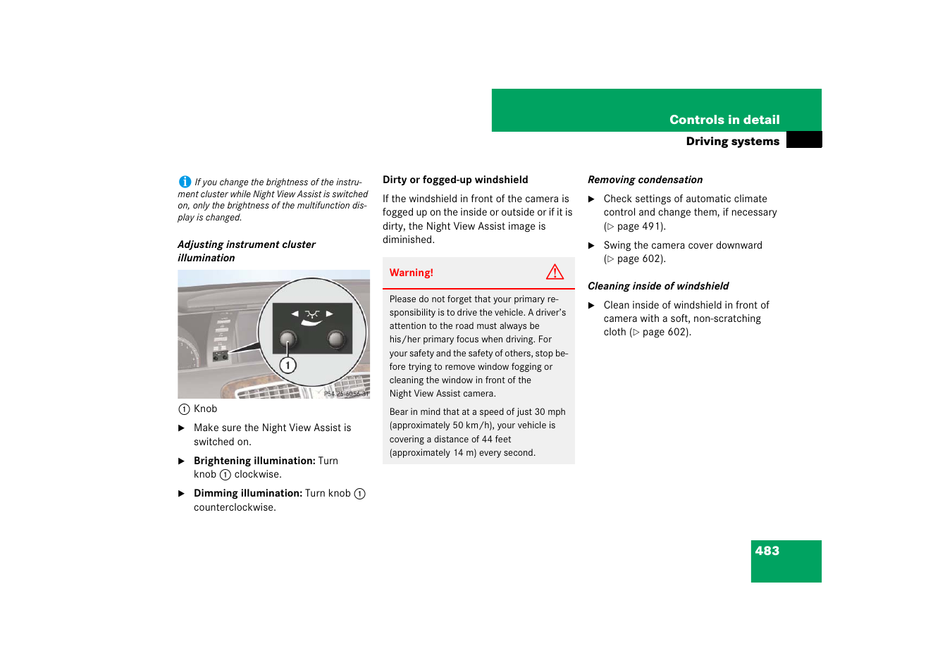 Mercedes-Benz CL-Class 2008 Owners Manual User Manual | Page 484 / 769