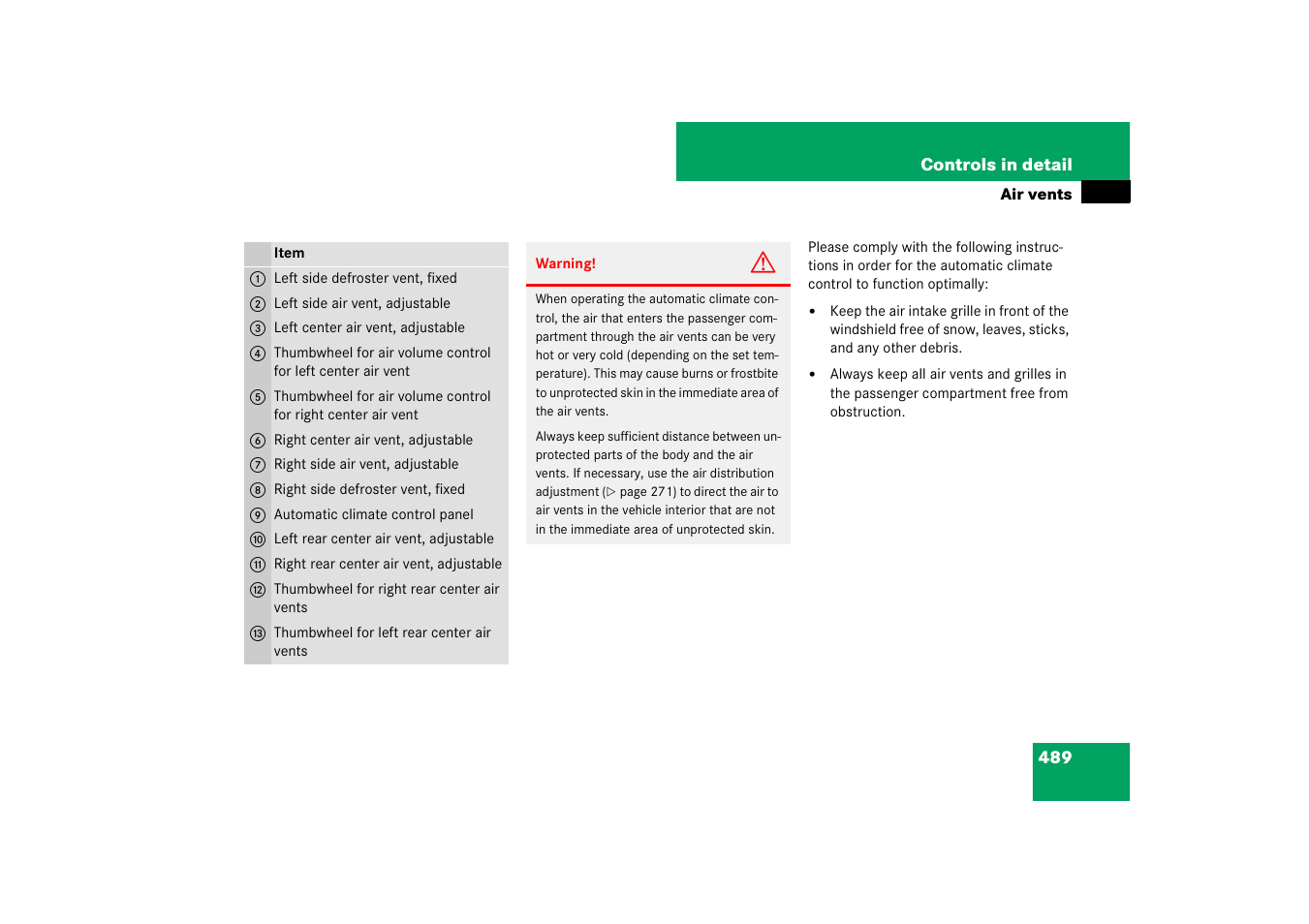 Mercedes-Benz CL-Class 2008 Owners Manual User Manual | Page 490 / 769