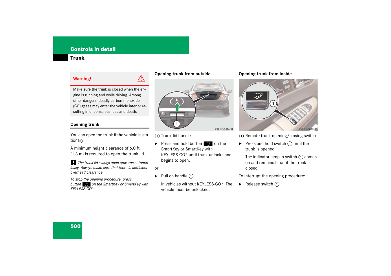 Mercedes-Benz CL-Class 2008 Owners Manual User Manual | Page 501 / 769