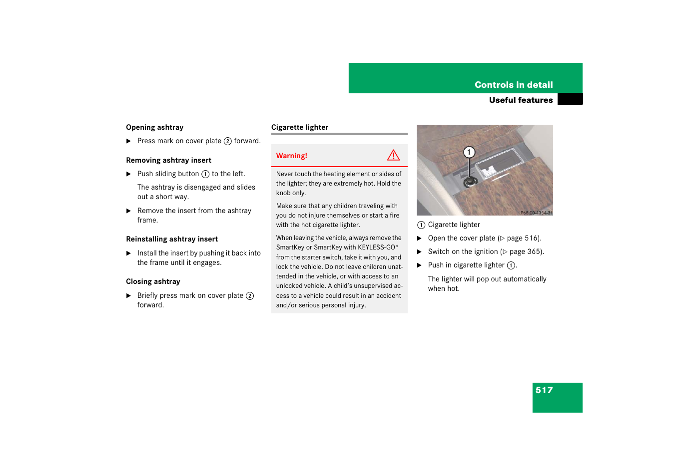 Mercedes-Benz CL-Class 2008 Owners Manual User Manual | Page 518 / 769