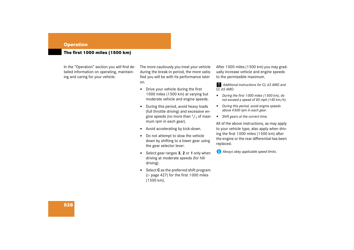 Mercedes-Benz CL-Class 2008 Owners Manual User Manual | Page 539 / 769