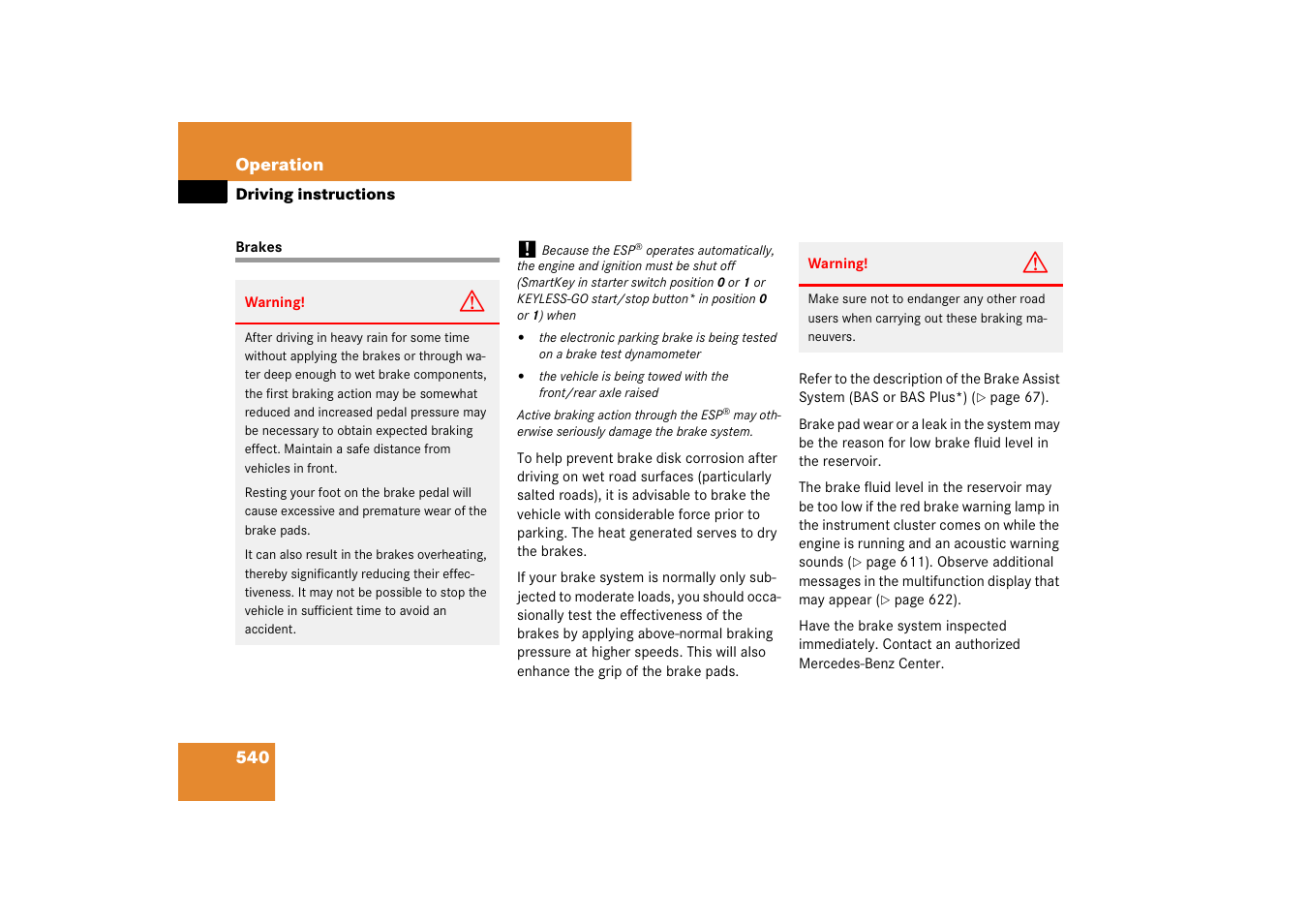 Mercedes-Benz CL-Class 2008 Owners Manual User Manual | Page 541 / 769