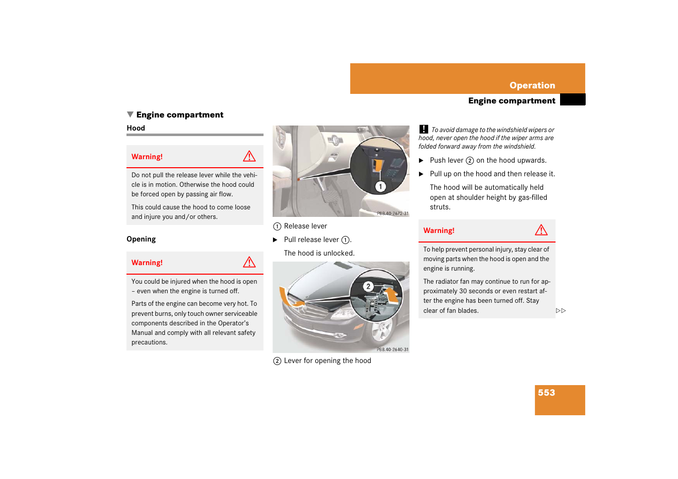 Mercedes-Benz CL-Class 2008 Owners Manual User Manual | Page 554 / 769