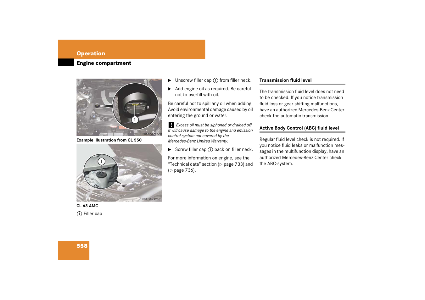 Mercedes-Benz CL-Class 2008 Owners Manual User Manual | Page 559 / 769