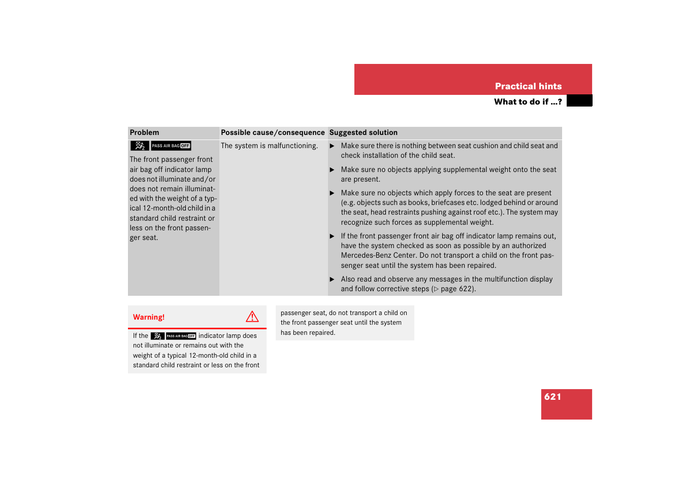 Mercedes-Benz CL-Class 2008 Owners Manual User Manual | Page 622 / 769