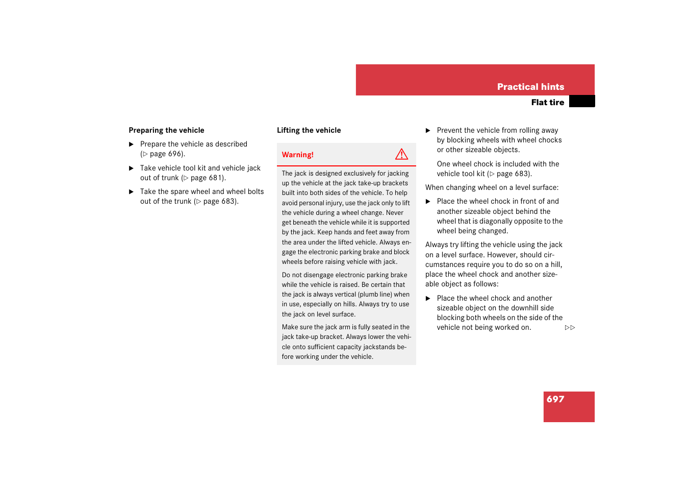 Mercedes-Benz CL-Class 2008 Owners Manual User Manual | Page 698 / 769